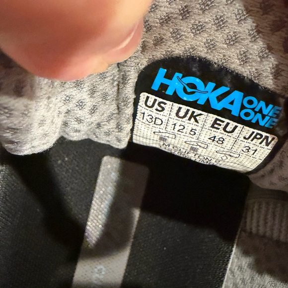 Hoka Clifton 9 Light Gray Men’s Shoes Size 13 - Picture 10 of 10